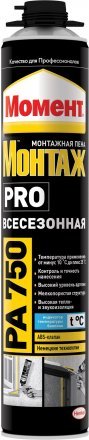 Пена монтажная Момент 750 мл Профи PRO PA750 Всесезонная Хенкель 45 620